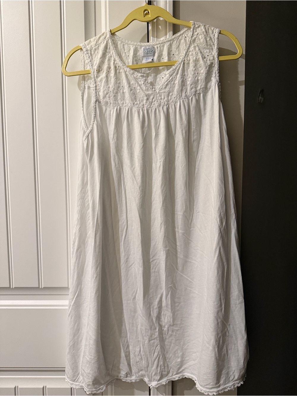 Sigrid Olsen 100% Cotton Eyelet Night grown XL